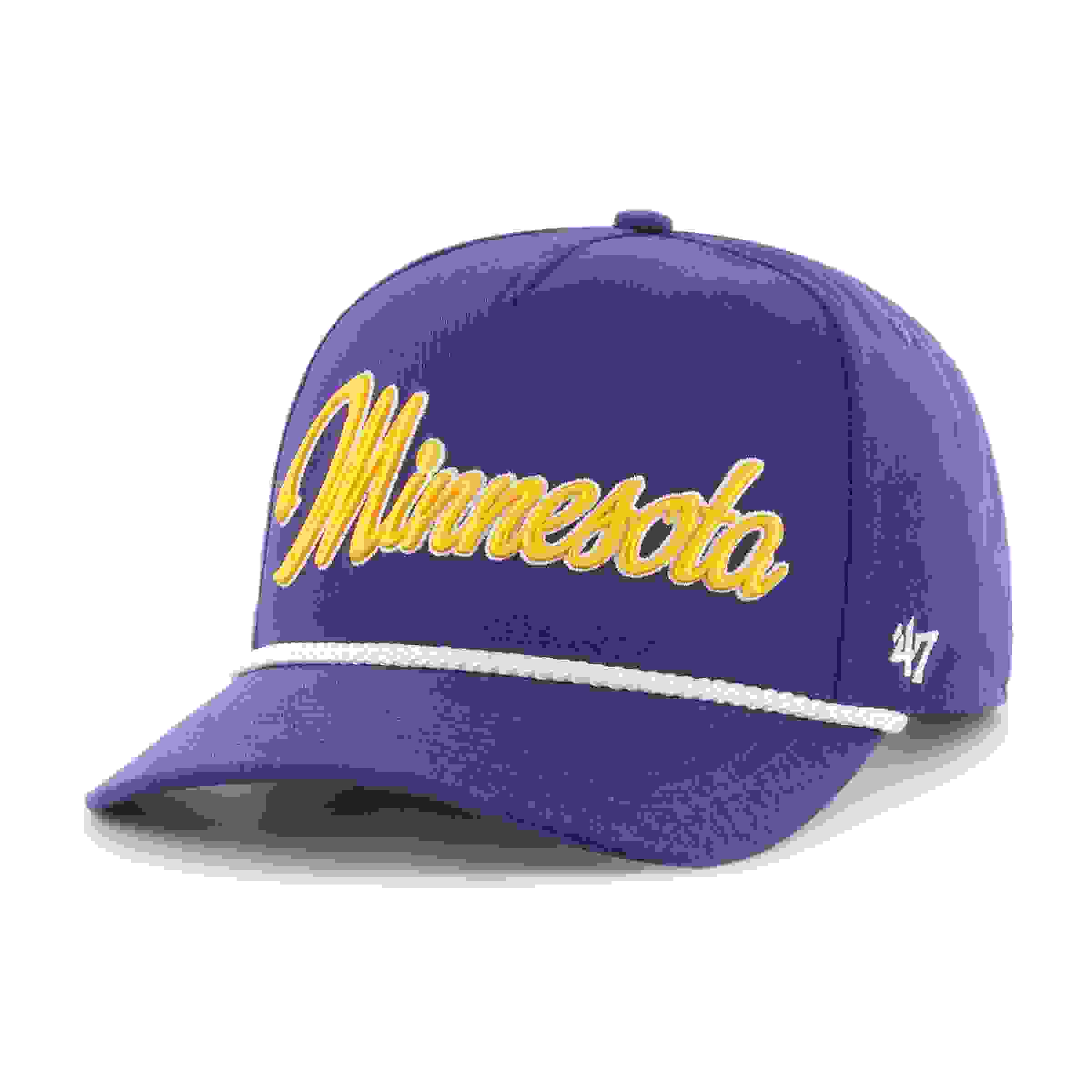 47 Minnesota Vikings Overhand Hitch Purple Snapback Hat